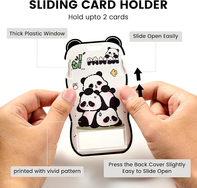 ID Card Badge Holder Key Chain - Image 4