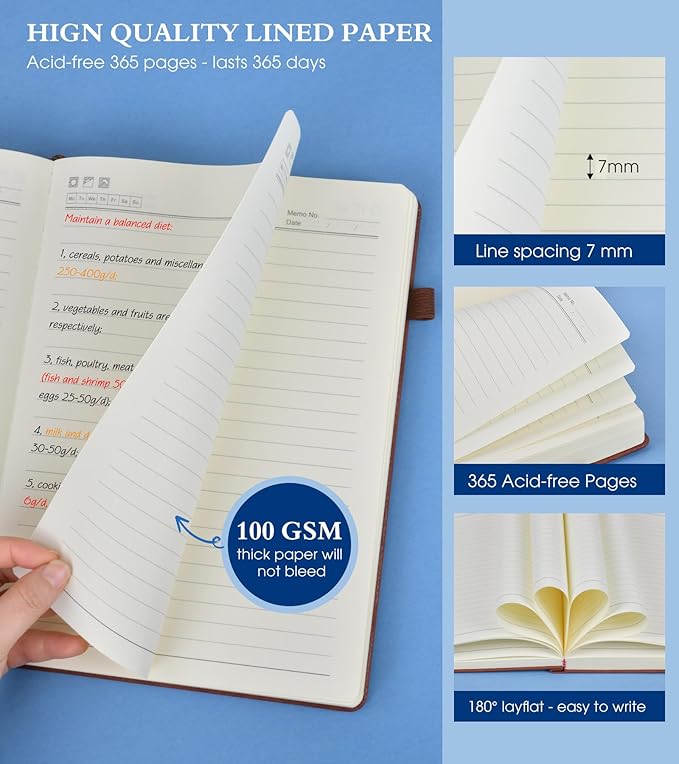 PERCUN B5 Lined Journal Notebook - Image 6