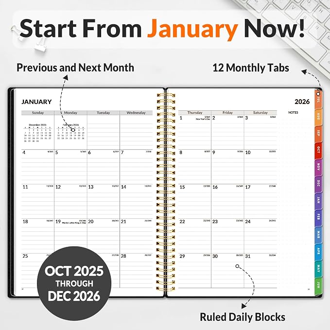 SUNEE 2026 Weekly and Monthly Planner - Image 2