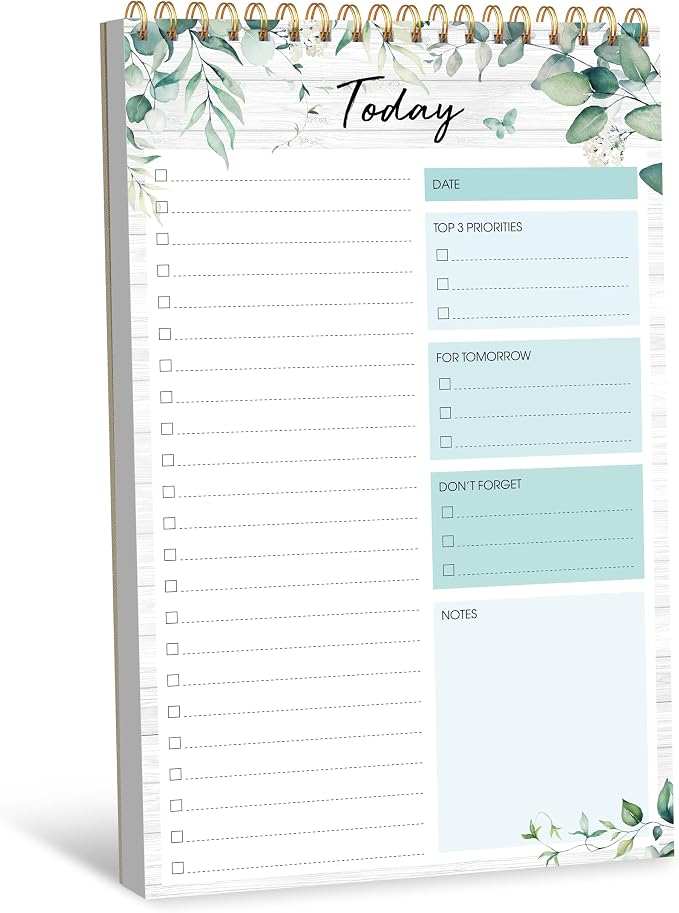To Do List Notepad, Daily Planner Notebook by Gethelud