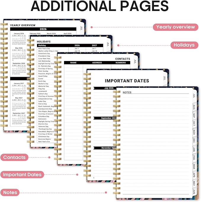 Planner 2026-2027, Academic Year Weekly and Monthly Calender Planner, from Jul - Image 5