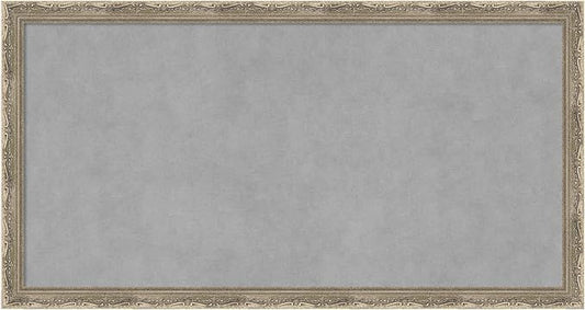 Amanti Art Silver Framed Magnetic Board 14x26 Small Vision Board by AmantiArt