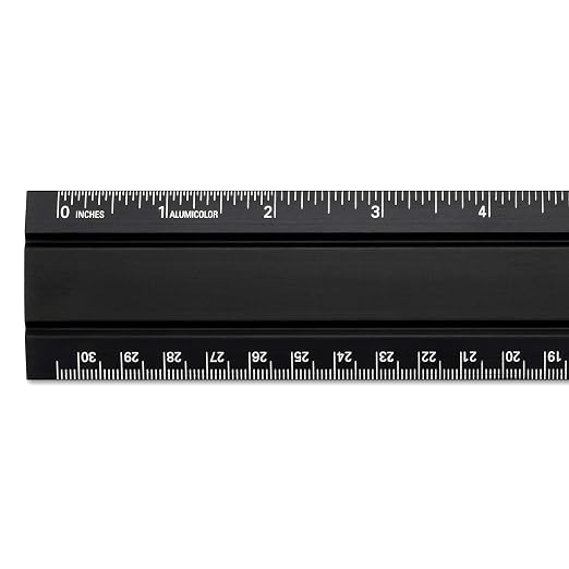 Alumicolor Aluminum Office Ruler - Image 2