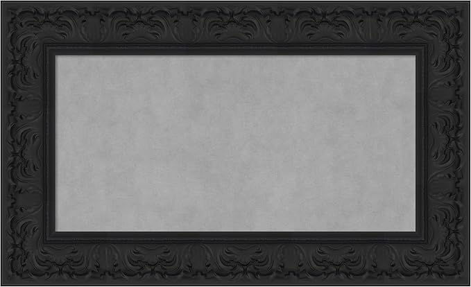 Amanti Art Black Framed Magnetic Board 19x31 Small Vision Board by AmantiArt