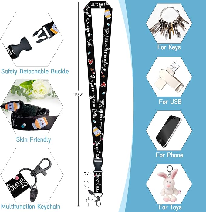 ID Badge Holder with Breakaway Lanyard, Nurse Lanyards - Image 5