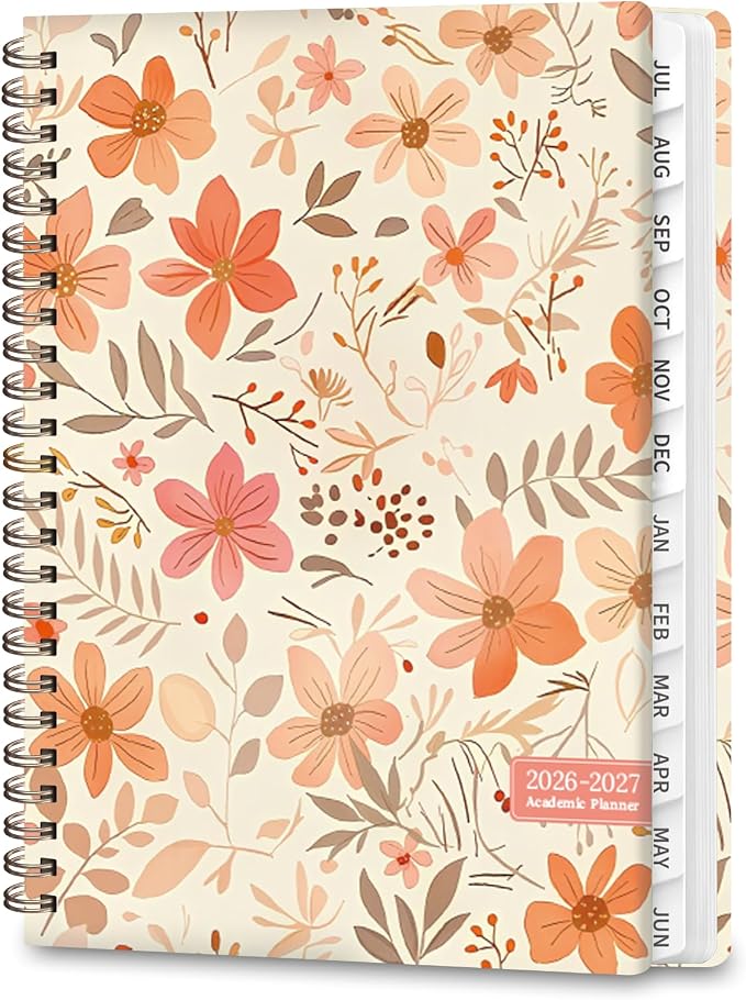 Planner 2026-2027, Weekly and Monthly Academic Year Calendar Planner, July 2026 by VALOME