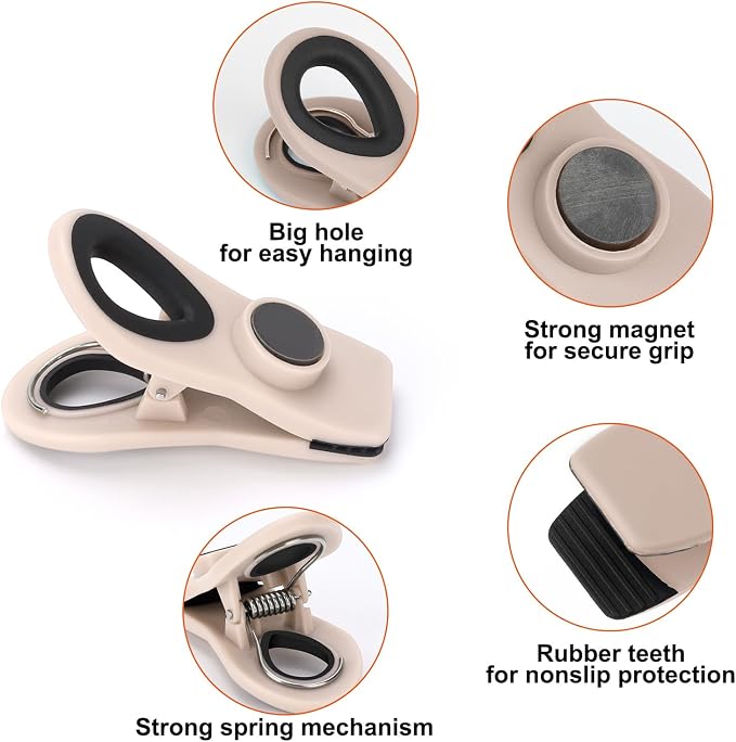 TACGEA Chip Clips, Magnetic Bag Clips - Image 6