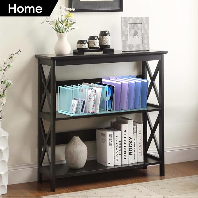 File Organizer for Desk, 11-Section Vertical File Sorter, Paper Holder - Image 2