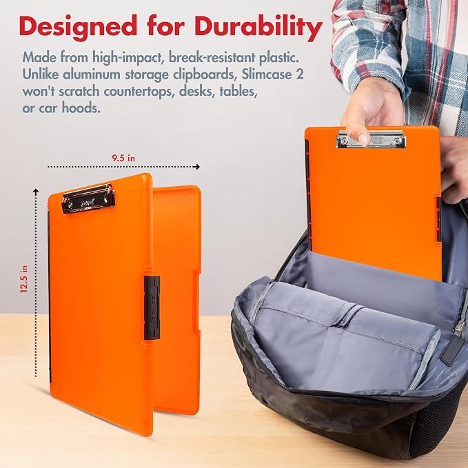 Dexas Slimcase 2 Plastic Clipboard - Image 3