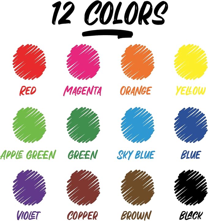 Chalkola Bulk Dry Erase Markers - Image 8
