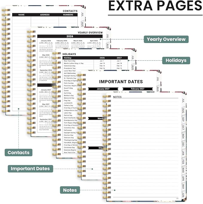 Planner 2026-2027, Monthly and Weekly Academic Planner July 2026 - Image 5