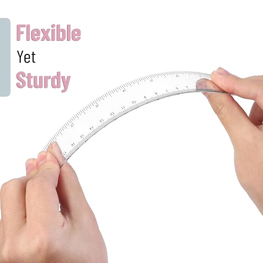 Mr. Pen- Plastic Ruler, 8 Inch, 3 Pack, Easy-to-Read Markings | - Image 5