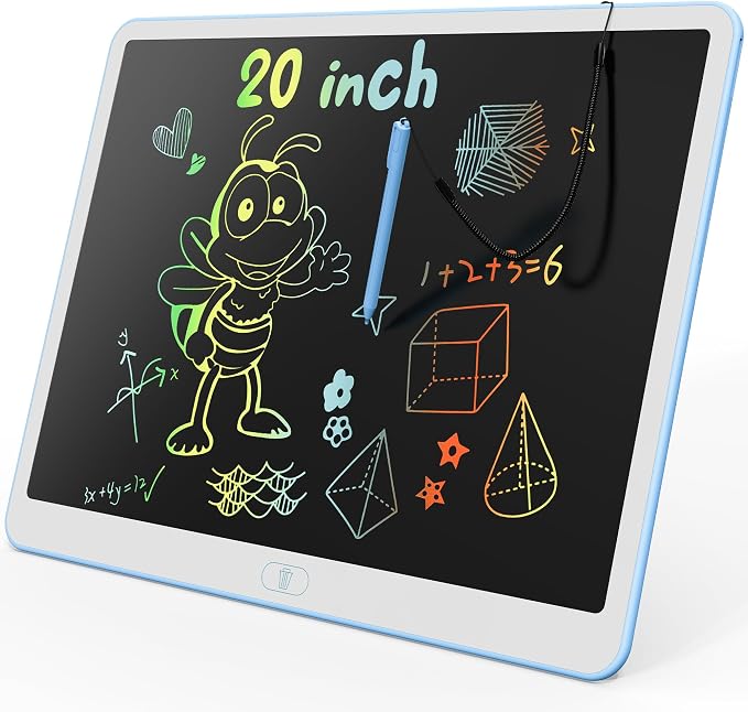 KOKODI LCD Writing Tablet, 20 Inch Colorful Toddler Doodle Board Drawing Tablet by WhereKidsLearnThroughPlay