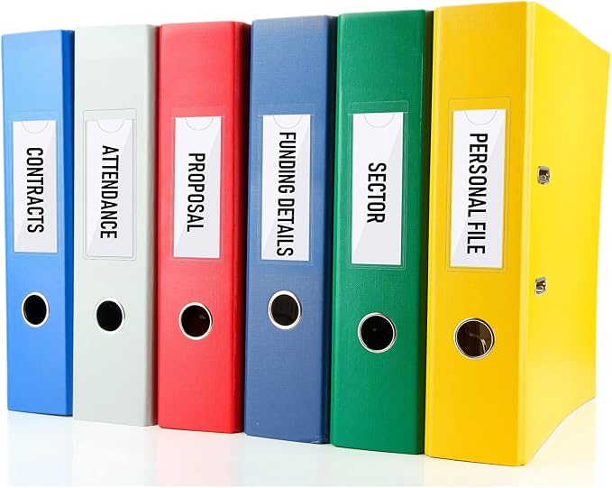 Chinco 30 Pack Self-Adhesive Index Card Pockets - Image 3