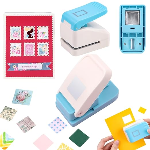 BAOFALI 2Pcs/Set 1.1x0.9 inch Rectangular Postage Stamp by BAOFALI
