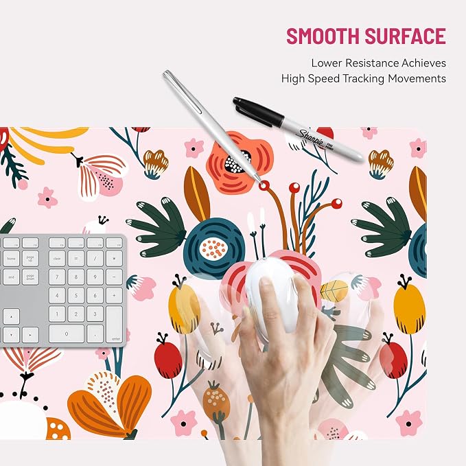 Mousepad Desk Mat Gaming Large Keyboard Cute Office Desktop Computer Laptop - Image 3
