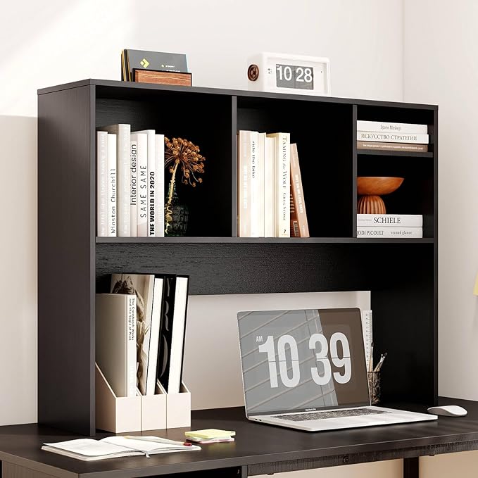 Tangkula Desktop Bookshelf, Countertop Storage Hutch - Image 2