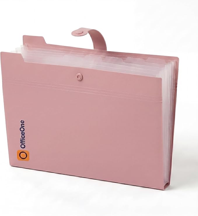 OfficeOne 8-Pocket Expanding File Folder, A4 Letter Size Accordion Document - Image 2