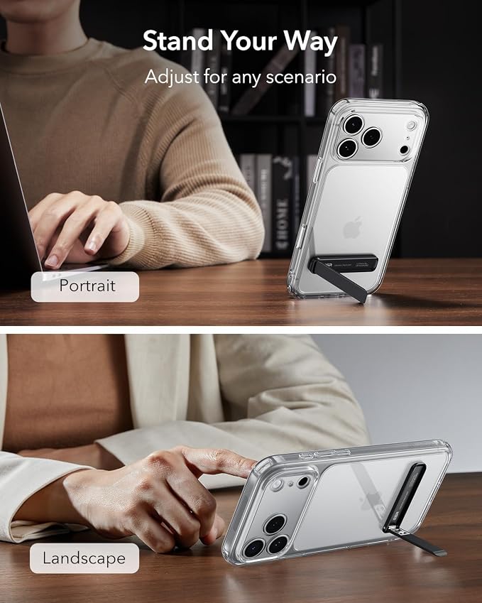 ESR Boost Phone Kickstand, Vertical and Horizontal Stand, Adjustable Angle - Image 3