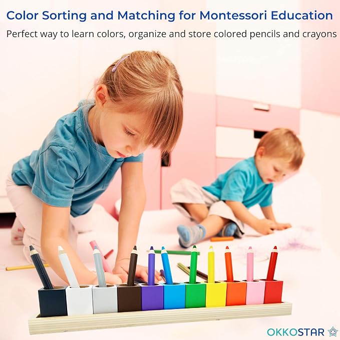 Montessori Crayon Holder for Kids - Image 2