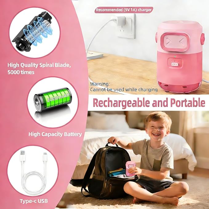 Electric Pencil Sharpener for Classroom Home, Automatic Colored Pencil - Image 6