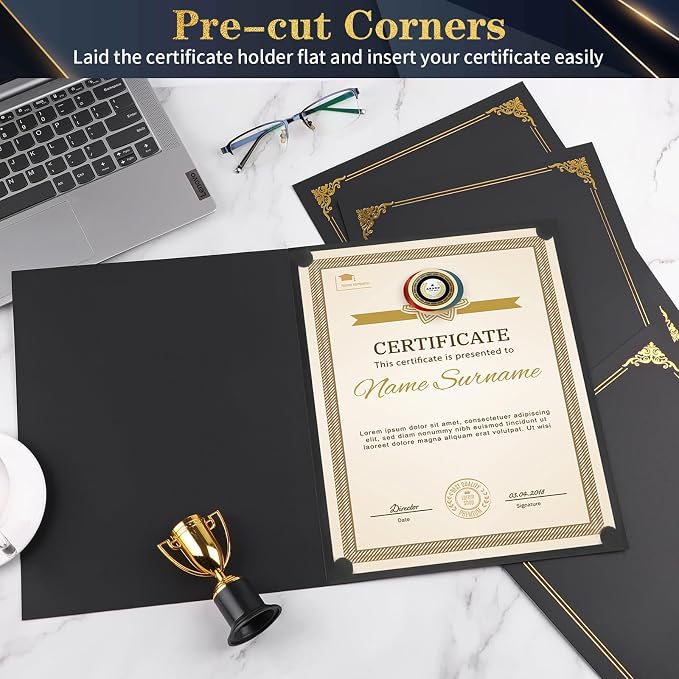 10 Packs Certificate Holders, Diploma Holders, Certificate Folders - Image 4
