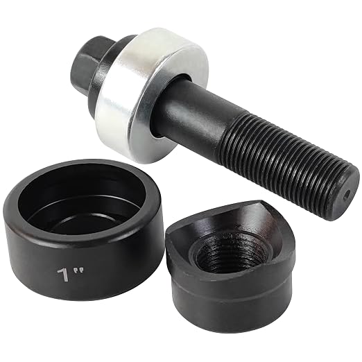 AMZCNC Manual Knockout Punch Kit, Heavy Duty Metal Sheet Knock Out Box Hole - Image 2