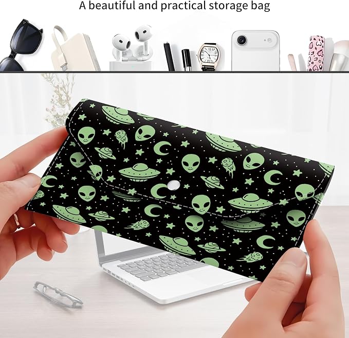 Cash Envelope Wallet Cute PU Leather Envelopes Bag - Image 3