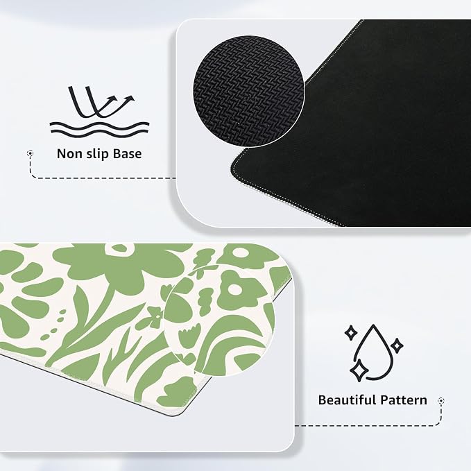 iCasso Desk Mat, XXL Large Anti-Slip Mouse Pad - Image 4