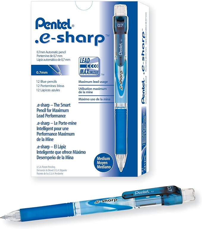 .e-Sharp Mechanical Pencil by PentelofAmerica