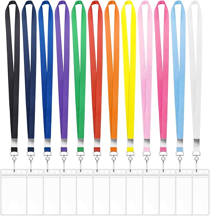 36 Pack Lanyards for ID Badges Cruise Lanyard for Ship Cards by BESARME