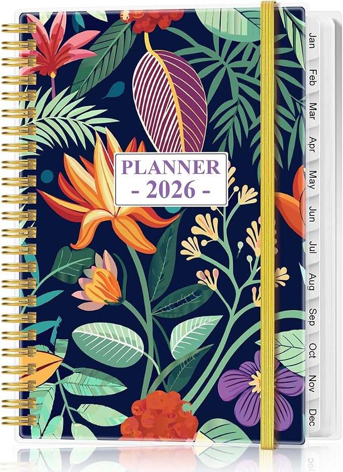 2026 Planner - Planner 2026 from January 2026 - December 2026, Weekly & Monthly by Heveboik