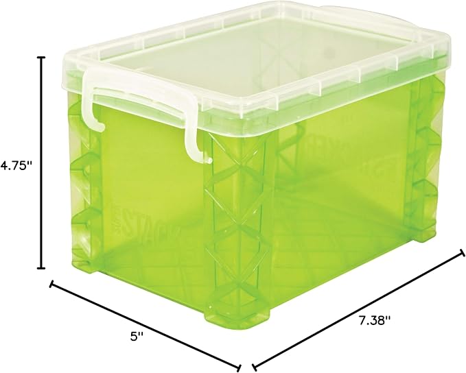 Super Stacker Index Card Box, 4 x 6 Inch Index Cards File Box, Note Holder - Image 8