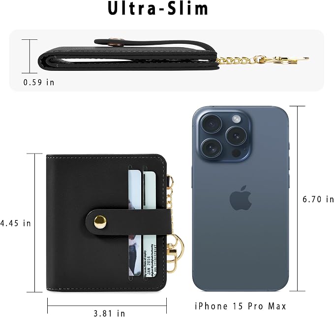 Airkit Small Wallet Women RFID, PU Leather Card Holder - Image 4