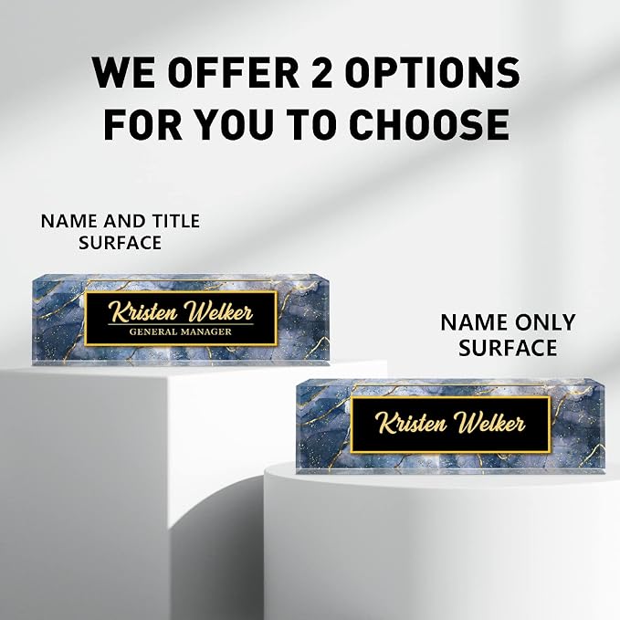 Desk Name Plate Personalized, Custom Name Plates - Image 4