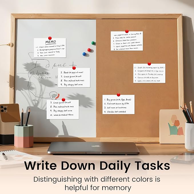 Index Cards 3x5 Inch, Flash Cards, Blank White Note Cards Paper - Image 6
