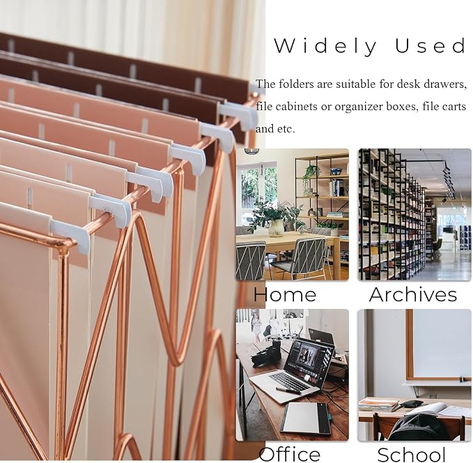 Y YOMA 18 Pack Gradient Hanging File Folders Letter Size Decorative Hanging - Image 6