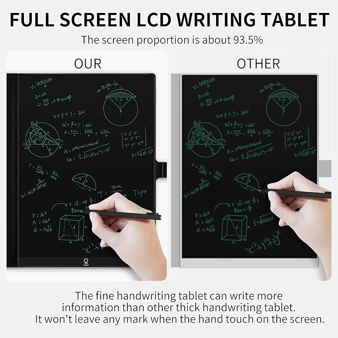 LCD Writing Tablet for Adults: 11.5 inch Full Screen Drawing Tablet Reusable - Image 3