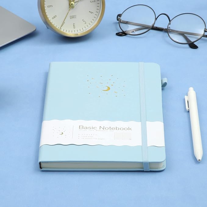 CAGIE Lined Journal Notebook for Work, 196 Pages, Medium 5.7" x 8.3", Hardcover - Image 8