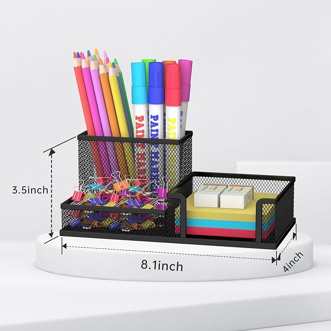 SUPEASY Pen Holder Desk Organizer, Desk Accessories and Workspace Organizers - Image 2