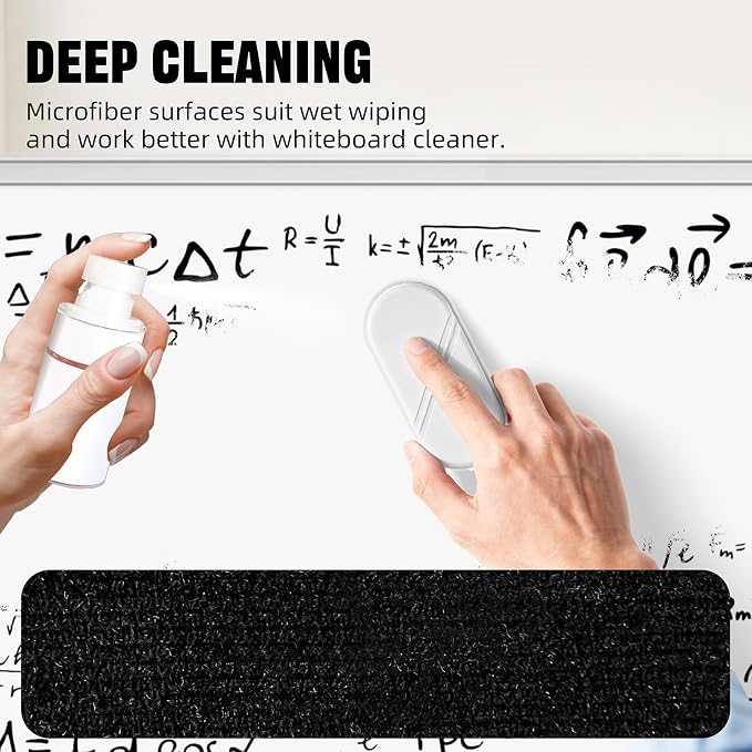 Dry Erase Board Eraser, Magnetic Detachable Whiteboard Eraser 1-Pack, Glass - Image 4