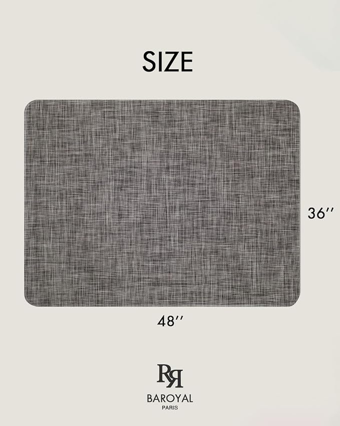 BARoyal Office Chair Mat for Hardwood Floor Under Desk Computer Rolling Chair - Image 6