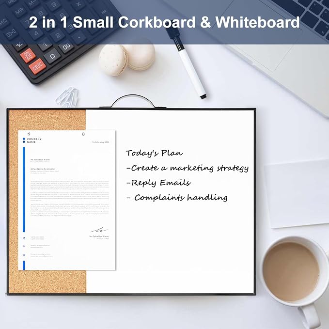 Small Cork Board Whiteboard Combo - Image 5