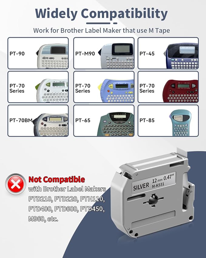 Anycolor M-931 Label Tape Replacement - Image 2