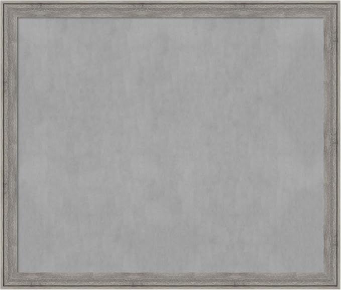 Amanti Art Grey Framed Magnetic Board 45x53 Oversize Vision Board by AmantiArt