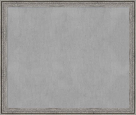 Amanti Art Grey Framed Magnetic Board 45x53 Oversize Vision Board by AmantiArt