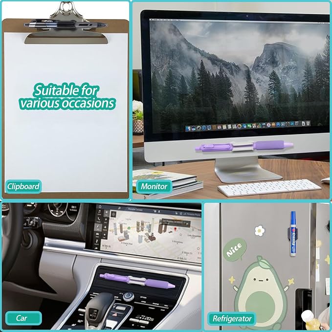 Adhesive Pen Holder for Wall Pencil Holder for Desk Organizer, Marker Holder - Image 6