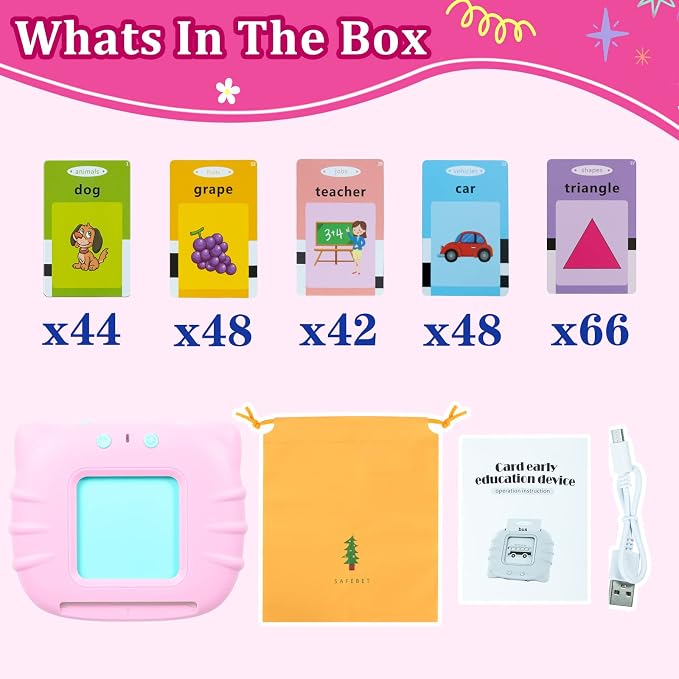 QuTZ ABC Learning Flash Cards for Toddlers 2-4, Autism Toys, Speech Therapy - Image 8