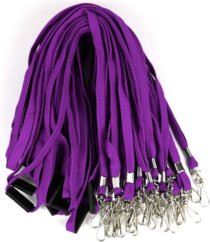 Safety Breakaway Lanyard with J-Hook Flat Lanyards - Image 5