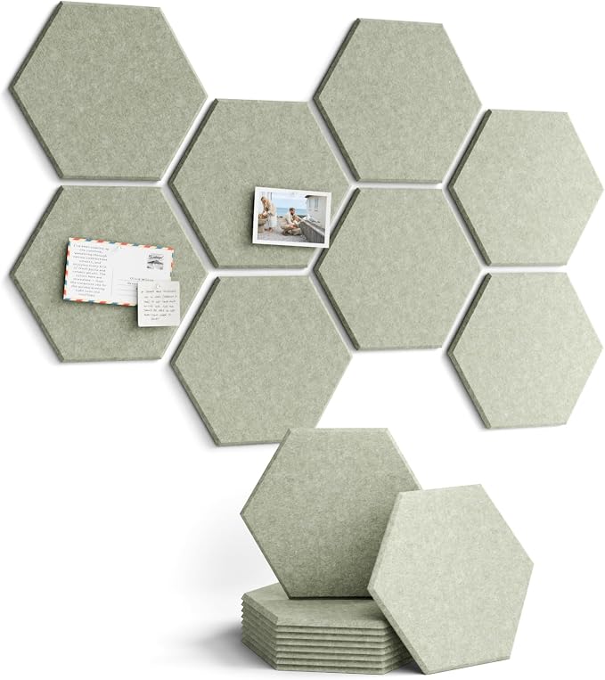 Fluxynara Hexagon Cork Board Alternative by FLUXYNARA